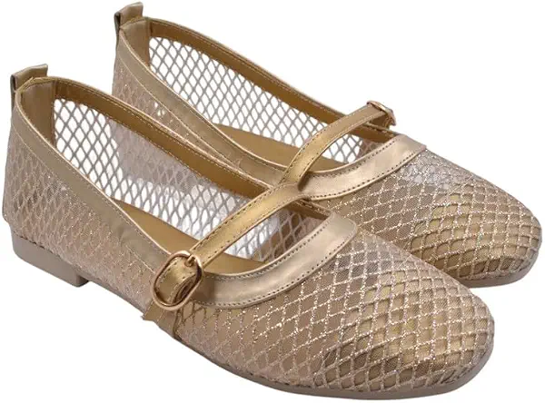 سعر ومواصفات بي اند دبليو حذاء للنساء B&W-W123-Gold-37 (B0GTG4L68Q) على Amazon EG
