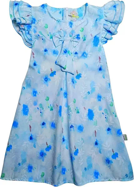 سعر ومواصفات بيبي شورا Baby Shoora Girls Above The Knee Dress Sleeveless Dress Printed Flowers (B0FGJYN5CP) على Amazon EG