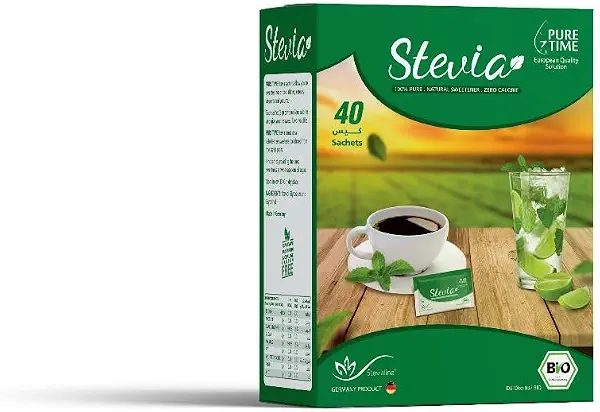 سعر ومواصفات بيور تايم ستيفيا محلى طبيبعى 40 كيس (B0C9BG2FQY) على Amazon EG