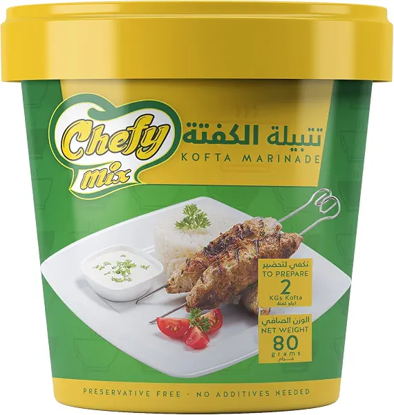 سعر ومواصفات تتبيلة كفتة شيفي مكس من ماريناد، 80 جرام (B09RQ9JQJ6) على Amazon EG