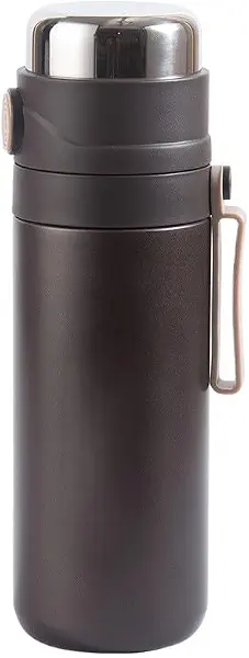 سعر ومواصفات ترمس حراري استانلس ستيل 316 مختوم — تصميم 2×1 مع يد جانبية لسهولة الحمل — يحافظ على السخونة والبرودة لفترات طويلة — سعة 690 مل — من Next Store (B0GCTFX396) على Amazon EG