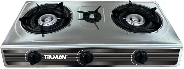 سعر ومواصفات ترومان موقد غاز 2 شعلة بلمسة نهائية غير لامعة TM-G2503MT (B0H96DSF7N) على Amazon EG