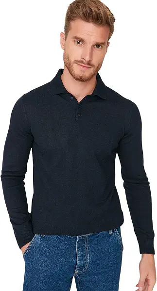 سعر ومواصفات ترينديول Trendyol Men's Trendyol Herren Gerade Lange Ärmel Schlank Sweater sweater (B0B8R2DL8B) على Amazon EG