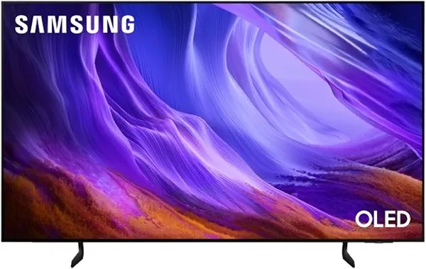 سعر ومواصفات تلفزيون S85H بشاشة اوليد 55 بوصة ودقة 4K، مزود بمعالج نيورال كوانتم وتقنية ترقية الدقة وتقنية كيو سيمفوني ومحتوى مجاني عبر سامسونج تي في بلس وحماية بنظام نوكس QA55S85HAEXEG (إصدار 2026) من سامسونج (B0GWK5NL52) على Amazon EG
