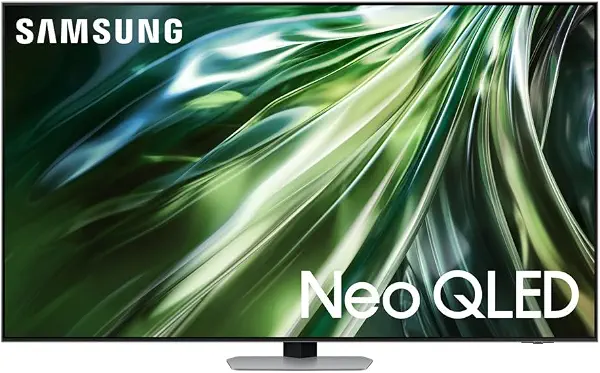 سعر ومواصفات تلفزيون 55 بوصة بمعالج نيو كوانتوم ودقة 4K QLED من سامسونج، فضي كربوني، QA55QN90DAUXEG [موديل 2024] (B0CYPZHXNC) على Amazon EG