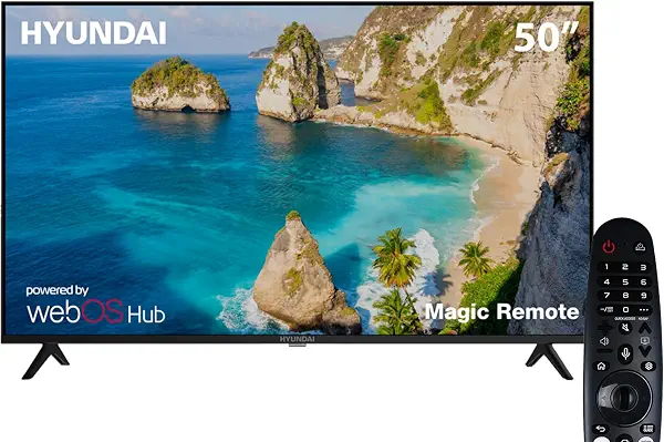سعر ومواصفات تلفزيون من هيونداي بشاشة ٥٠ بوصة، بدقة 4K، موديل L50HYNDA650، بتقنية إل إي دي (B0DJD581PP) على Amazon EG