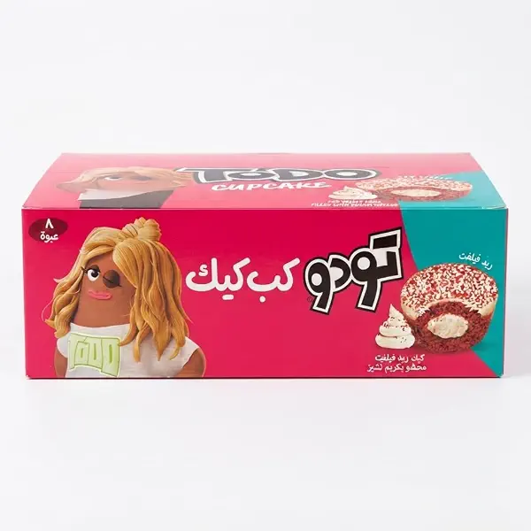 سعر ومواصفات تودو ريد فيلفيت كاب كيك - 8 قطع (50 جم) (B0CTFSS7ZS) على Amazon EG
