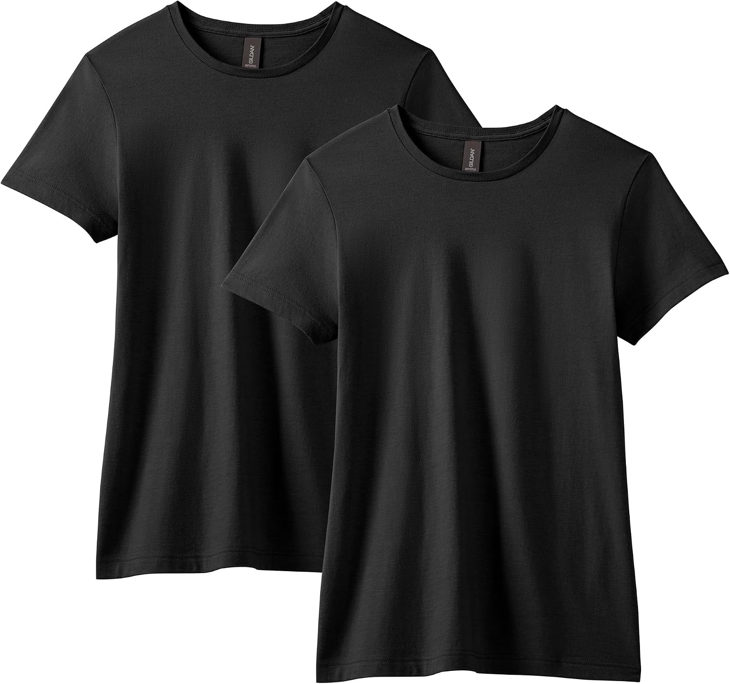 سعر ومواصفات تي شيرت GILDAN للسيدات (عبوة من 2)، أسود، XXL (B07M5BLFB9) على Amazon EG