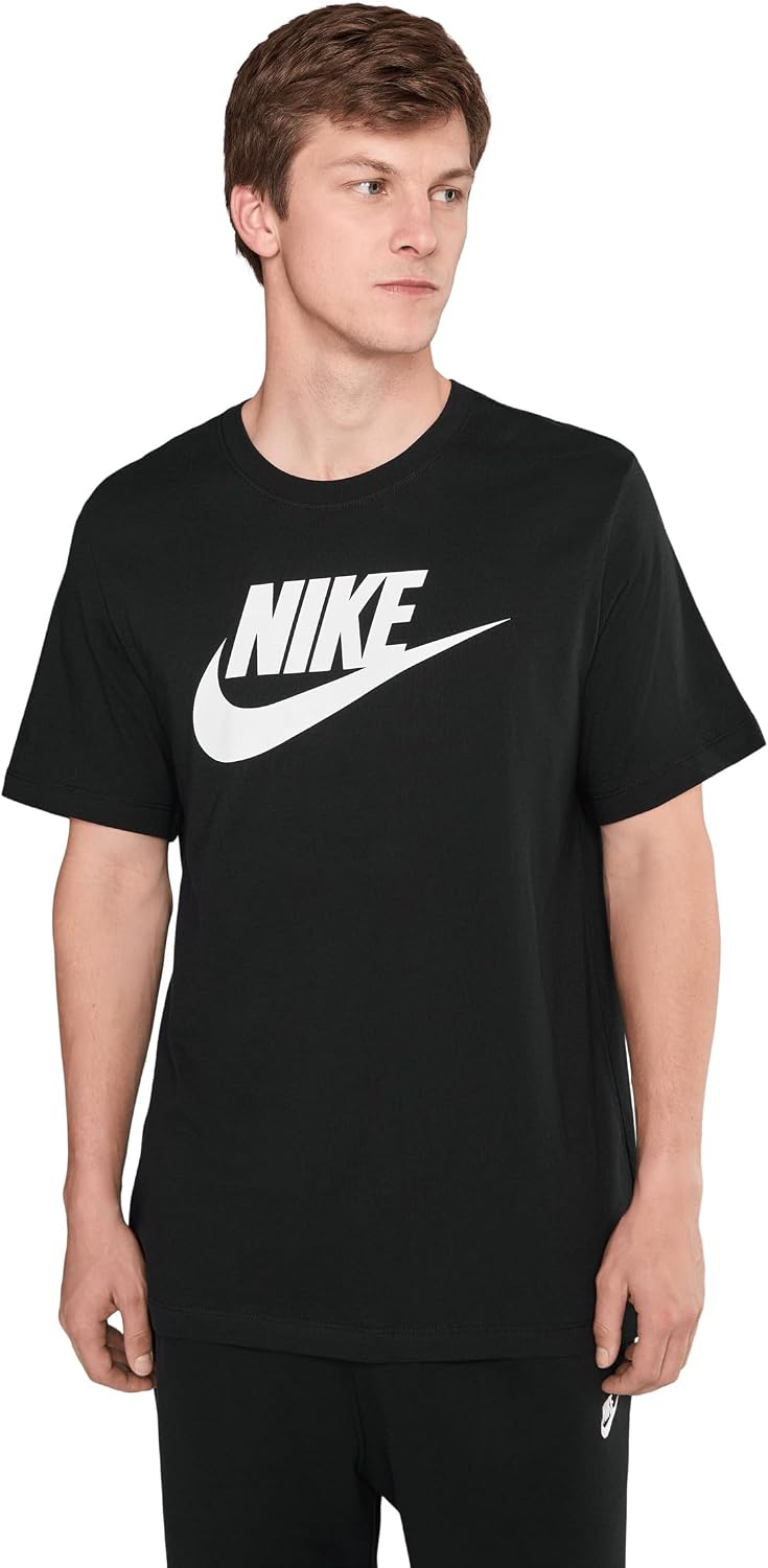 سعر ومواصفات تي شيرت Nike للرجال مطبوع عليه رمز Swoosh (B07N7L1XFD) على Amazon EG