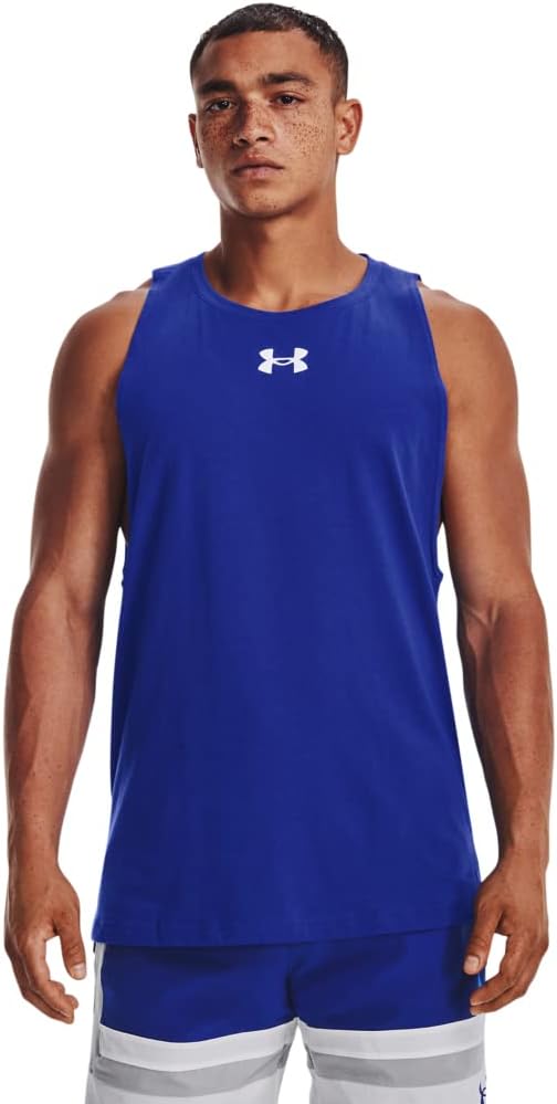 سعر ومواصفات اندر ارمور تي شيرت بدون أكمام من القطن للرجال Under Armour (B09WD9F7FW) على Amazon EG
