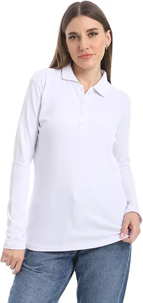 سعر ومواصفات تي شيرت حريمي غربي بقصة عادية وأكمام طويلة من اندورا من 1 عبوة (B0DCSYLK5W) على Amazon EG