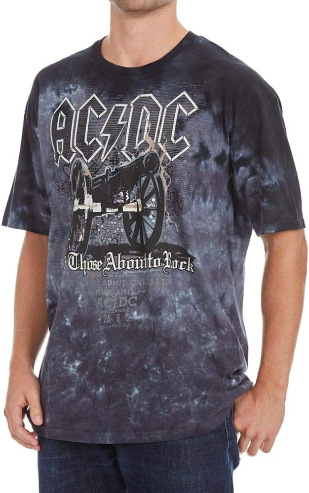 سعر ومواصفات تي شيرت رجالي AC/DC Cannon أزرق سائل, متعدد, XL (B003YHHWE8) على Amazon EG