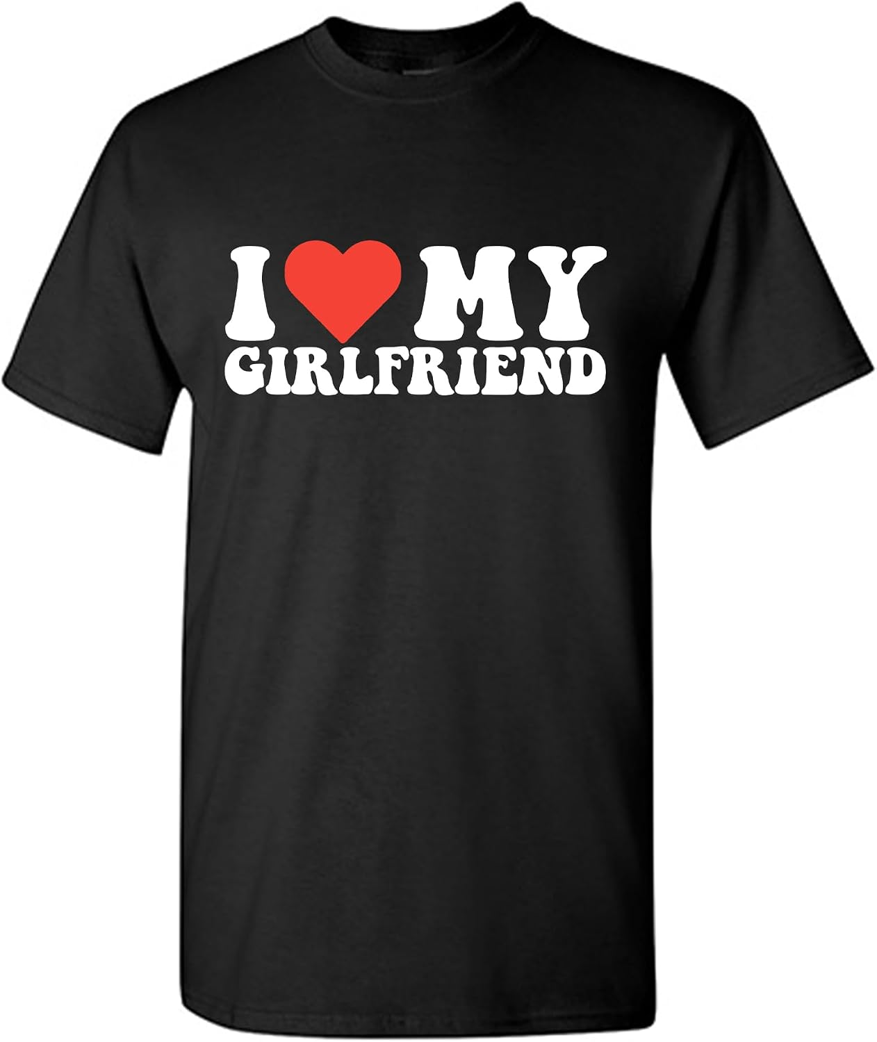 سعر ومواصفات فيلين جود تيز تي شيرت مطبوع عليه عبارة I Love My Girlfriend للرجال بتصميم مبتكر ومضحك للغاية (B0DDV36ZWM) على Amazon EG