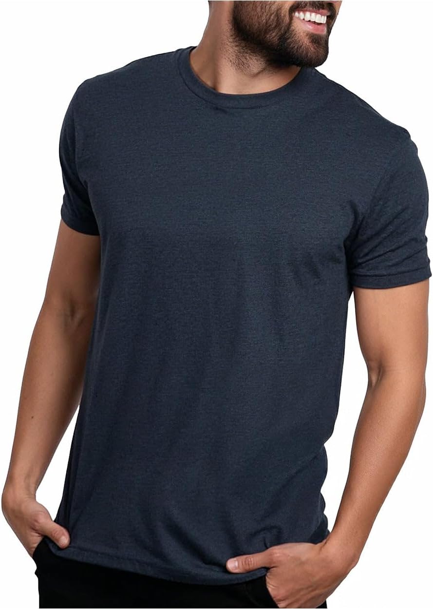 سعر ومواصفات تي شيرتات INTO THE AM Premium للرجال - تي شيرتات ناعمة برقبة دائرية مقاس S - مقاس 4XL Fresh Classic, اسينشال - كحلي, XXL (B08XTWX5TD) على Amazon EG