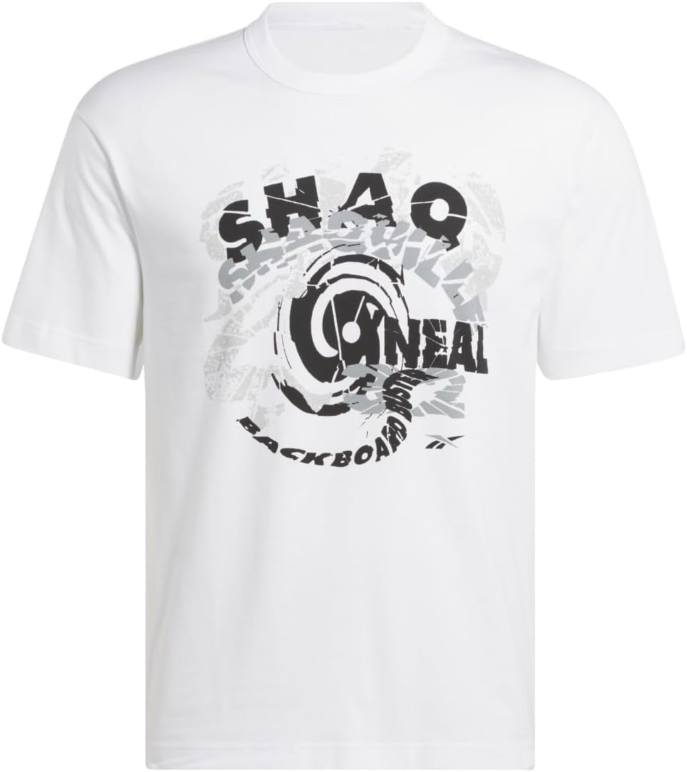 سعر ومواصفات ريبوك تيشرت بتصميم حديث «GS HS SHAQ SPIRAL» للرجال من ريبوك (B0D5RLQGK7) على Amazon EG