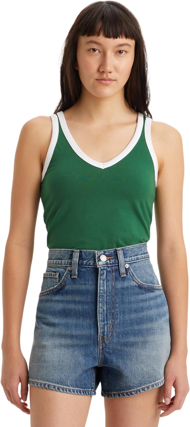 سعر ومواصفات Levi's تيشرت بري بدون أكمام وبدون رسومات للنساء من ليفايس (B0BT23J484) على Amazon EG
