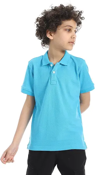 سعر ومواصفات تيشرت بياقة مطوية للـسفل وتصميم مخيط حديث للأولاد من اندورا (B0DCTQY5SH) على Amazon EG
