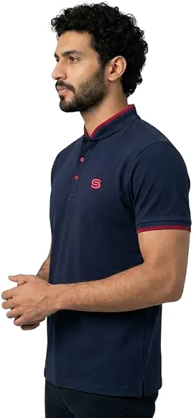 سعر ومواصفات تيشرت عصري بولو بأكمام قصيرة للرجال من سوتكس (B0H1R5X1FH) على Amazon EG