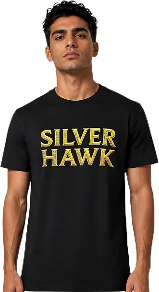 سعر ومواصفات Silver Hawk تيشرت للرجال قصة ضيقة قطن 100% مطبوع A - لون أسود (B0HDVB54YT) على Amazon EG