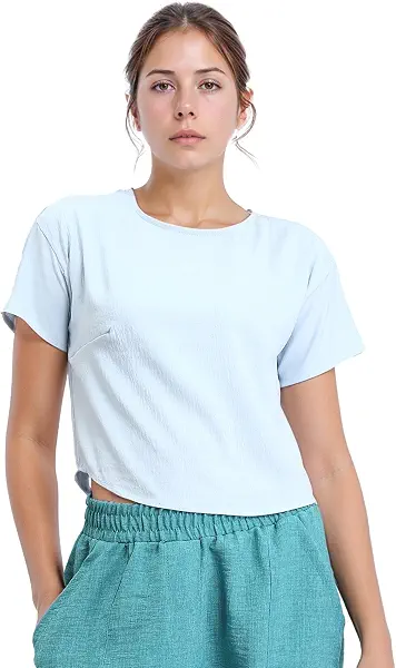 سعر ومواصفات Dsisskai Ravin Eg Womens Short Sleeve Shirt Women Short Sleeve Shirt (B0CJY6TZ9H) على Amazon EG