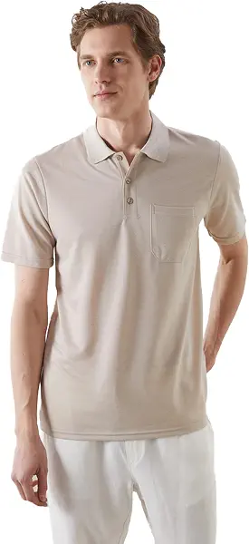 سعر ومواصفات تيشيت ذو مظهر مرسيريزد بقبة بولو للرجال من ال سي وايكيكي (B0GVJW35T1) على Amazon EG