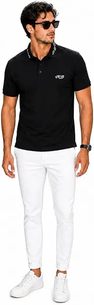 سعر ومواصفات تيشيرت بولو اتش بي من هيرو بيسيك، لون أسود (B0HDQDZPZQ) على Amazon EG