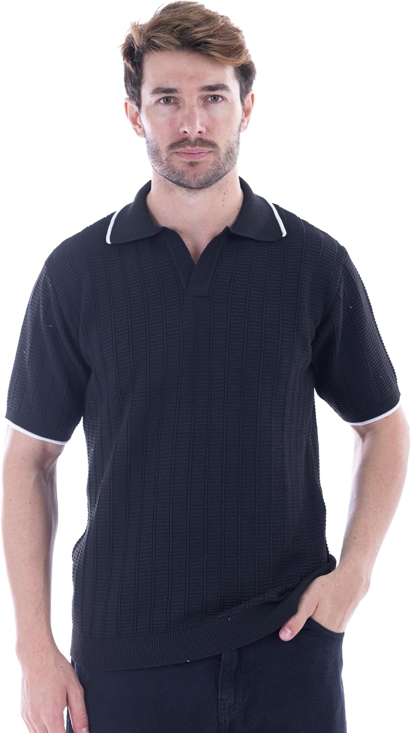 سعر ومواصفات اكس سي تيشيرت بولو طراز XC Riviera V Polo غربي للرجال (عبوة من قطعة واحدة) (B0H6GSN1H4) على Amazon EG