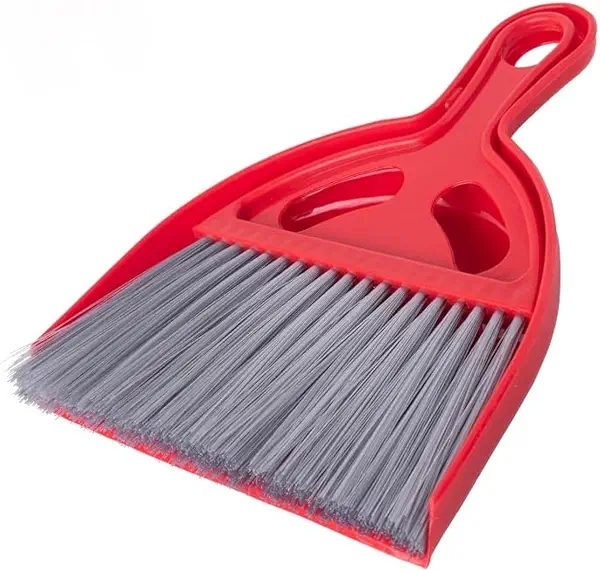 سعر ومواصفات جاروف صغير بفرشاة للتنظيف من لياو، احمر (B0972DK5X5) على Amazon EG