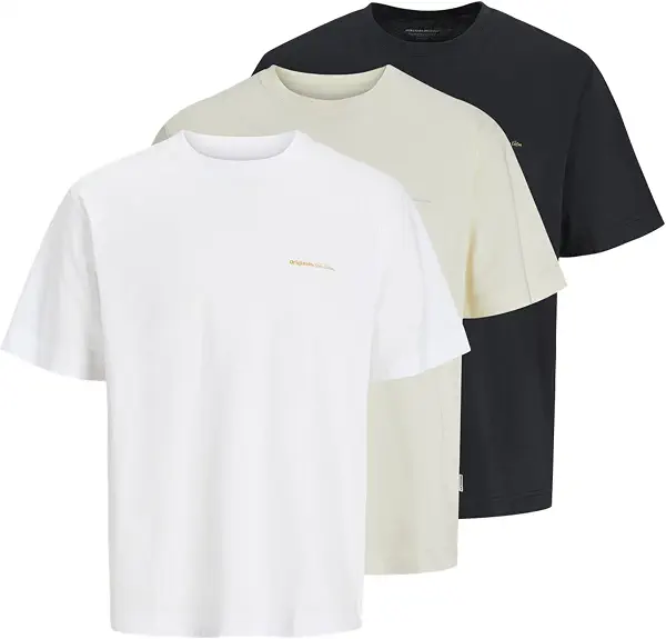 سعر ومواصفات جاك اند جونز JACK & JONES Mens JORPAROS EASTERSKETCH TEE SS CREW 3PK MP Modern (pack of 3) (B0DFDQKXCM) على Amazon EG