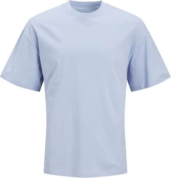 سعر ومواصفات JACK & JONES Mens JJEBRADLEY TEE SS O-NECK NOOS Modern (pack of 1) - Chambray Blue (B0D17C5HQC) على Amazon EG