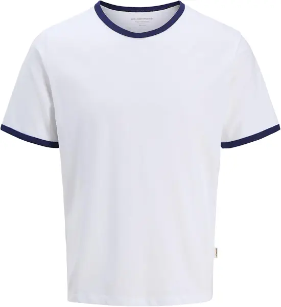 سعر ومواصفات JACK & JONES Mens JORFORMENTERA RINGER TEE SS CREW NECK Classic (pack of 1) (B0DFMVGGSK) على Amazon EG