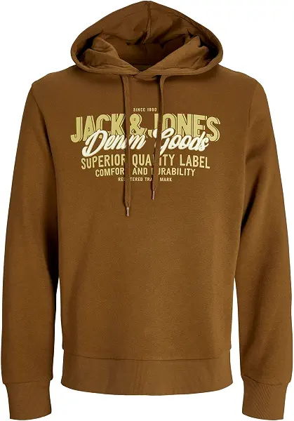 سعر ومواصفات JACK & JONES mens JJELOGO SWEAT HOOD 2 COL 25/26 NOOS Hooded Sweatshirt (B0DKK4CK1S) على Amazon EG