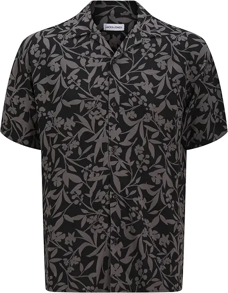 سعر ومواصفات JACK & JONES Mens JJJEFF MONOCHROME RESORT SHIRT SS Modern (B0D43QLZ2J) على Amazon EG