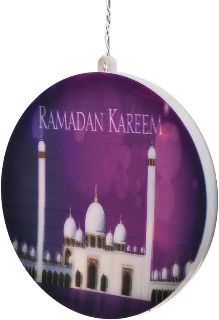 سعر ومواصفات جالسا لافتة دائرية معلقة لشهر رمضان كريم - لوحة ديكور للحائط والباب لديكور رمضان والعيد (B0HGBQ5TWL) على Amazon EG