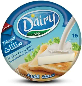 سعر ومواصفات جبنة مثلثات من دايري، 16 قطعة (B0H7X3SWBS) على Amazon EG