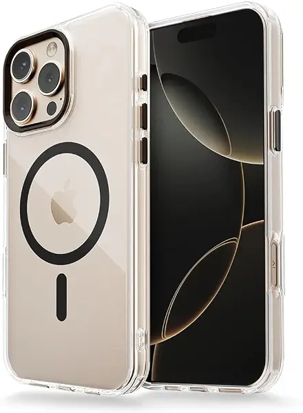 سعر ومواصفات جراب حماية شفاف مغناطيسي من Next Store متوافق مع iPhone 15 ، حماية من الصدمات، مقاوم للخدش، غطاء خلفي صلب، حلقة معدنية لحماية الكاميرا ، تصميم نحيف وأنيق. (أسود) (B0F3V4T6ZH) على Amazon EG