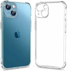 سعر ومواصفات جراب حماية شفاف من Next Store متوافق مع iPhone 13 ، مرن ومضاد للصدمات ومقاوم للاصفرار، مصنوع من مادة البولي يوريثين الحراري (TPU) مع زوايا معززة لامتصاص الصدمات وحماية فائقة. (B0FMFK9TYF) على Amazon EG