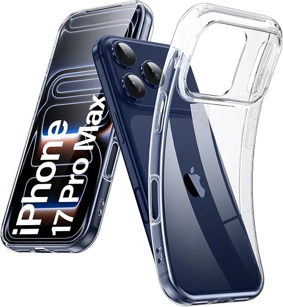 سعر ومواصفات جراب حماية شفاف من Next Store متوافق مع iPhone 17 Pro Max ، كفر مضاد للصدمات ومقاوم للاصفرار، غطاء خلفي نحيف مع حواف مرتفعة لحماية الكاميرا والشاشة، يبرز جمال جوالك. (B0FVXJ5DPD) على Amazon EG
