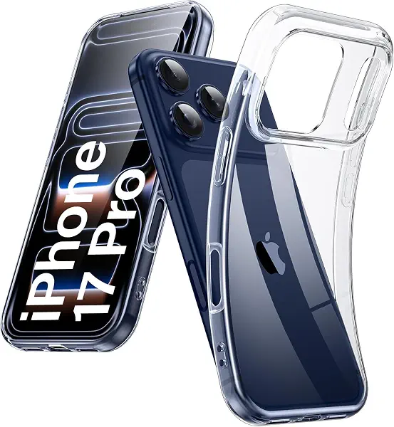 سعر ومواصفات جراب حماية شفاف من Next Store متوافق مع iPhone 17 Pro ، كفر مضاد للصدمات ومقاوم للاصفرار، غطاء خلفي نحيف مع حواف مرتفعة لحماية الكاميرا والشاشة، يبرز جمال جوالك,شفاف (B0FVXN3497) على Amazon EG