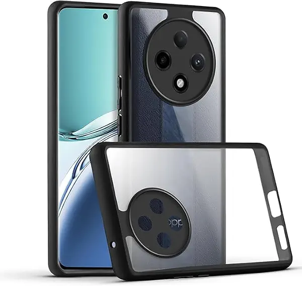 سعر ومواصفات جراب شفاف قوي من Next Store مضاد للصدمات واصفرار اللون ، متوافق مع Oppo Reno 12 F تصميم نحيف بغطاء كامل وحماية للكاميرا (أسود) (B0FKYW4SFR) على Amazon EG