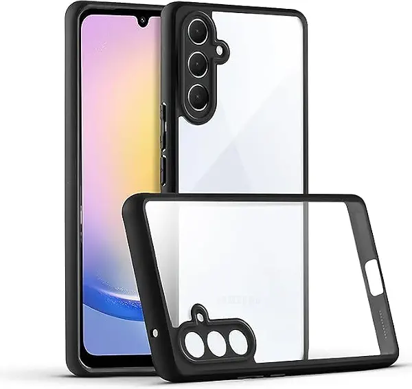 سعر ومواصفات جراب شفاف من Next Store مقاوم للصدمات ومضاد للاصفرار متوافق مع Samsung Galaxy A26 بتصميم نحيف، حماية كاملة بزاوية 360 درجة مع غطاء للكاميرا. (اسود) (B0FKTLKPW7) على Amazon EG