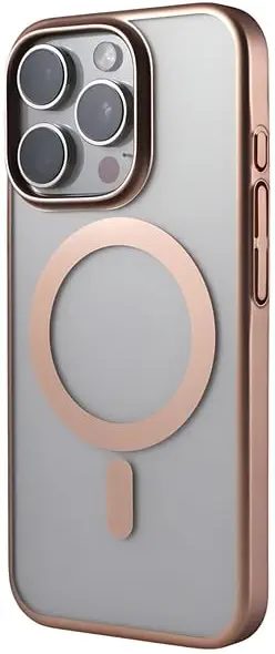 سعر ومواصفات جراب مغناطيسي بحواف صلبة من Next Store مع حماية للشاشة والكاميرا – متوافق مع iPhone 16 Pro Max يدعم الشحن المغناطيسي وحامل السيارة – تصميم متين. (روز جولد) (B0FL7JCZG9) على Amazon EG