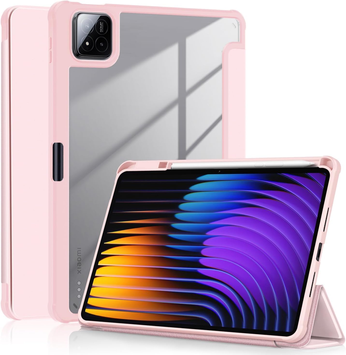 سعر ومواصفات جراب من Next Store لـ شاومي باد 7 / باد 7 برو 11.2 بوصة (2024)، غطاء خلفي شفاف مع حامل قلم، ستاند نحيف مضاد للصدمات، متوافق مع خاصية الاستيقاظ/السكون التلقائي (بينك) (B0G66YYCB8) على Amazon EG