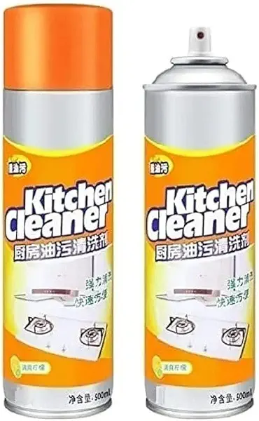 سعر ومواصفات جرب قوة التنظيف التي لا تُقاوم! اسبراي فوم Kitchen Cleaner يذيب الدهون القاسية فورًا، آمن على جميع الأسطح، 500 مل وفوطة تنظيف مرفقة للحصول على نتائج مذهلة. (عبوة من قطعتين) (B0FTZZD78P) على Amazon EG