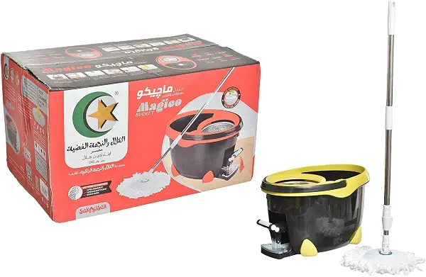 سعر ومواصفات جردل الماجيكو اسود مع اصفر (B0976FJ2XM) على Amazon EG