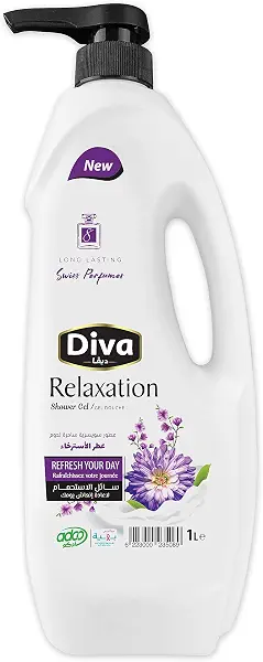 سعر ومواصفات جل استحمام ريلاكسيشن من ديفا، 1 لتر (B0CGF9WWVP) على Amazon EG