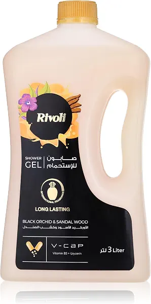 سعر ومواصفات جل استحمام من ريفولي، لون أسود، 3 لتر (B0BY8SYGSD) على Amazon EG