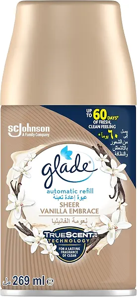سعر ومواصفات جليد بخاخ معطر جو أوتوماتيكي فانيليا - غيار - 269 مل (B07NF7VFM3) على Amazon EG