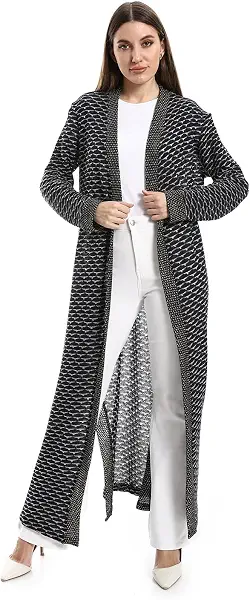 سعر ومواصفات جميلة JAMILA Womens Lace Up Long Sleeves Cardigan Lace Up Long Sleeves Cardigan (pack of 1) (B0CX1ZF2HD) على Amazon EG