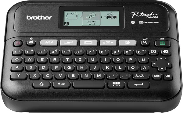 سعر ومواصفات جهاز طابعة وتصميم ملصقات للمنزل والمكتب PT-D460BT لشريط TZE بعرض من 3.5 ملم إلى 1.8 سم مع واجهة بلوتوث من بروذر (B0B8DRBL14) على Amazon EG